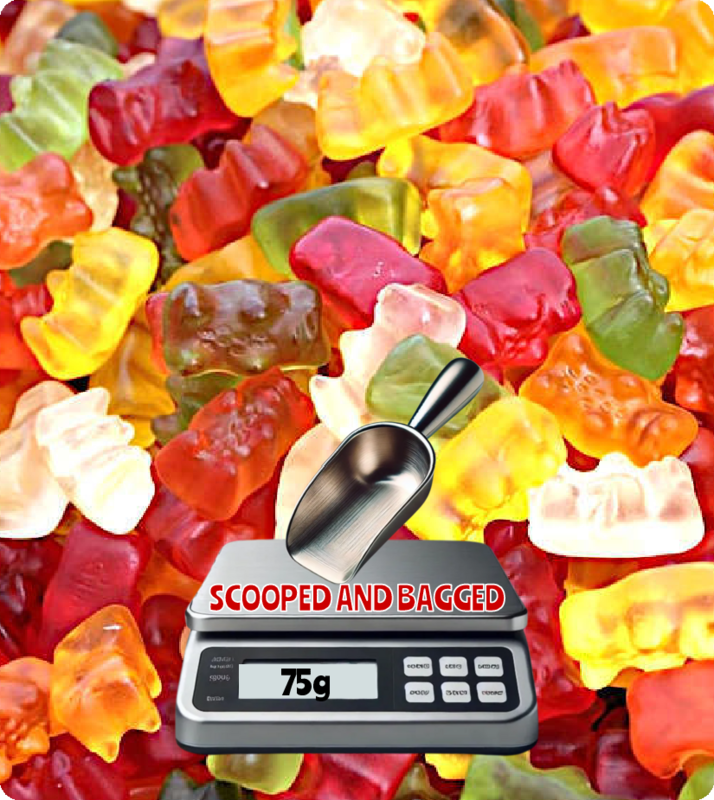 GUMMY JELLY BEARS - 75g Scoop
