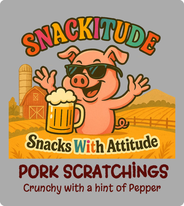 PORK SCRATCHINGS - 60g x 12 Bag