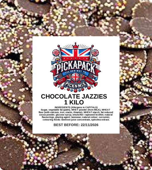 CHOCOLATE JAZZIES - 1 Kilo Bag