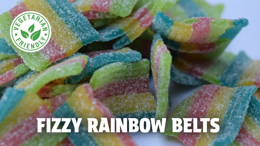 FIZZY RAINBOW BELTS - 75g Scoop