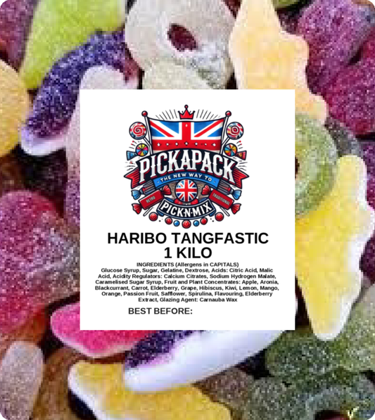 HARIBO TANGFASTICS - 1 Kilo Bag