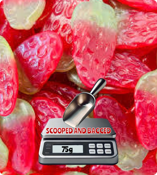 JELLY STRAWBERRIES - 75g Scoop