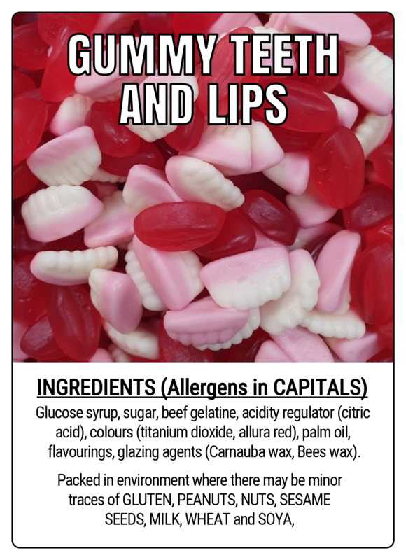 GUMMY TEETH AND LIPS - 75g