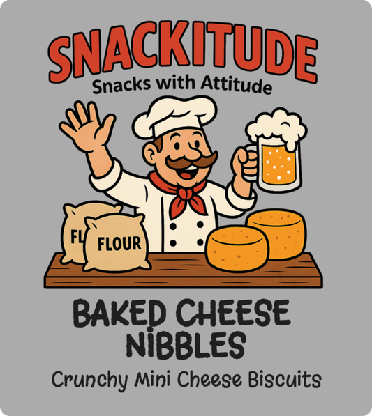 BAKED CHEESE NIBBLES - 40g x 12 Bags