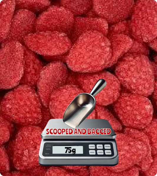 FOAM STRAWBERRIES - 75g Scoop