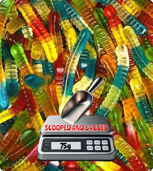 JELLY WORMS - 75g Scoop
