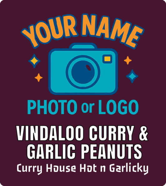 OWN LABEL - VINDALOO CURRY AND GARLIC PEANUTS - 60g x 12 Bags