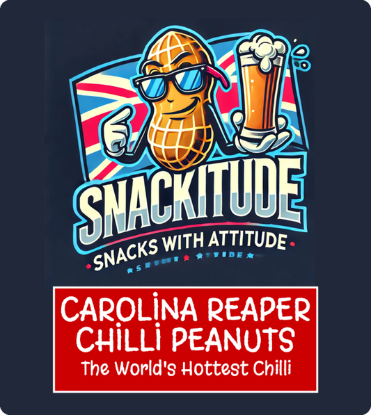 Carolina Reaper Chilli Peanuts - 60g x 12 Bags