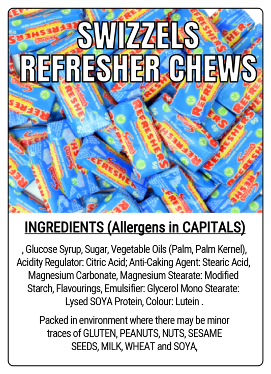 SWIZZELS REFRESHER CHEWS - 75g Scoop