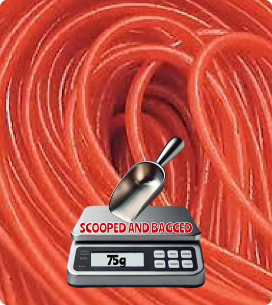 STRAWBERRY LACES - 75g Scoop